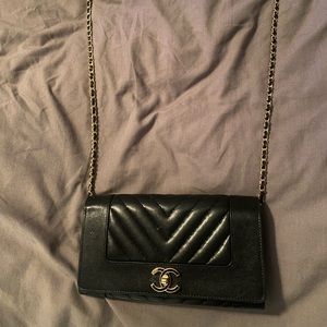 Chanel wallet on a chain